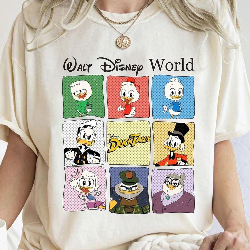 Vintage Disney Ducktales Characters Walt Disney World Vuitino Shirt Vintage Disney Ducktales Characters Walt Disney World Vuitino Shirt